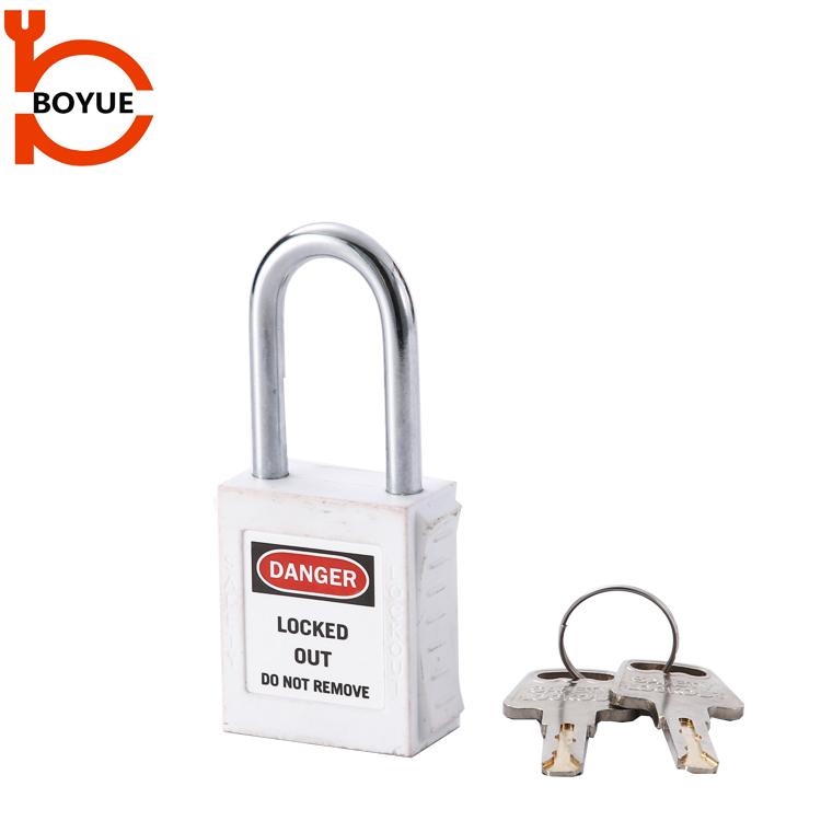High Security Safety Padlock Key Unlock Durable Steel Nylon Master Key Industrial Use Boyue S/S38-KD China Brand Quality 1 Year