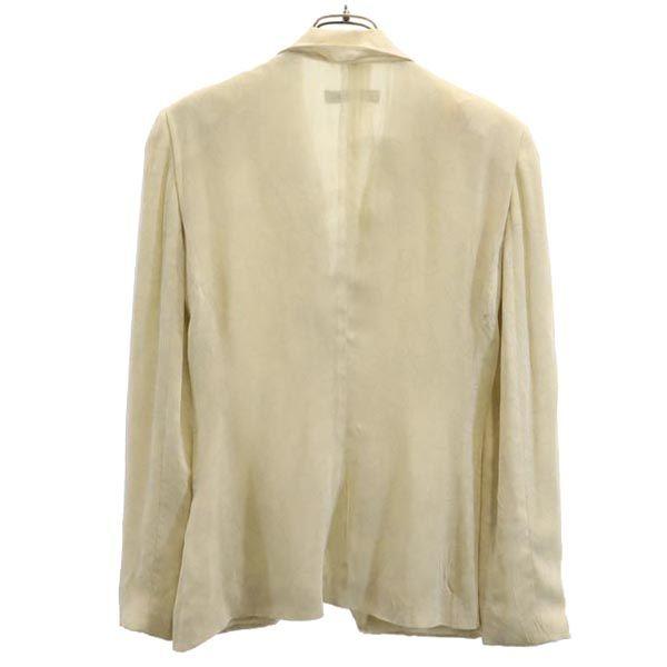 Emporio Armani Made In Italy Floral Tailored Jacket 38 Ivory System Women Used