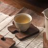 1PC Insulated wooden cup holder/tea mat. Vintage wooden puzzle coaster, suitable for office desks, bars, and home décor.