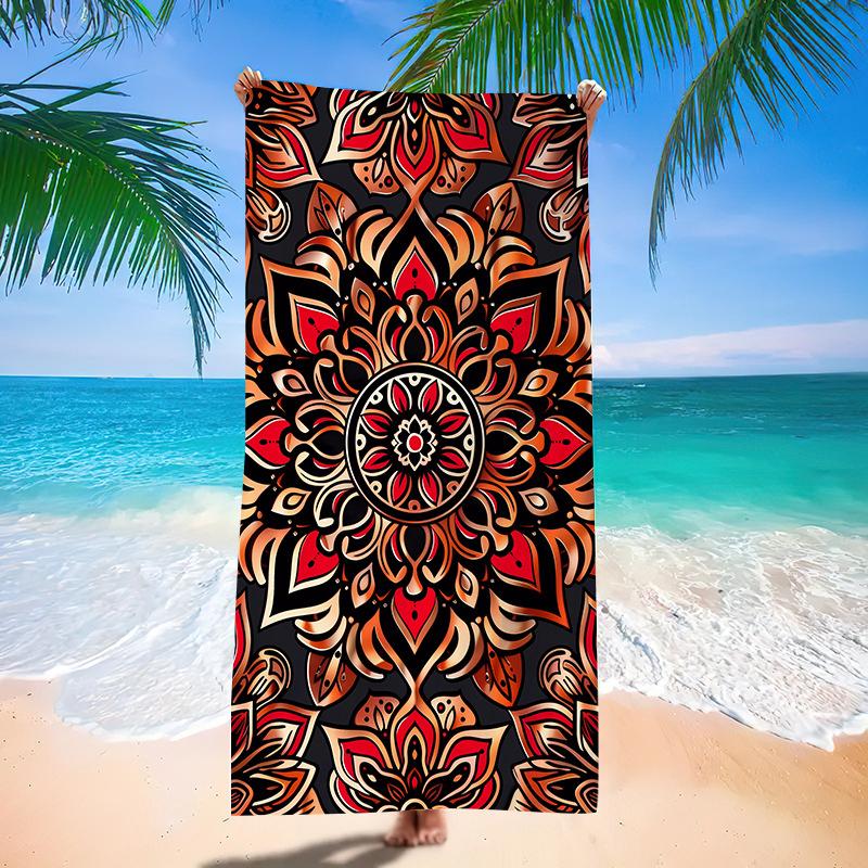 Fashion Lips High Heel Print Beach Towel Microfiber Quick Dry Bath Towel Sand Free Swimming Pool Travel Blanket