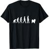 Samojede Evolution Schlittenhund Samojede Samojede T-Shirt für Männer Frauen Kinder