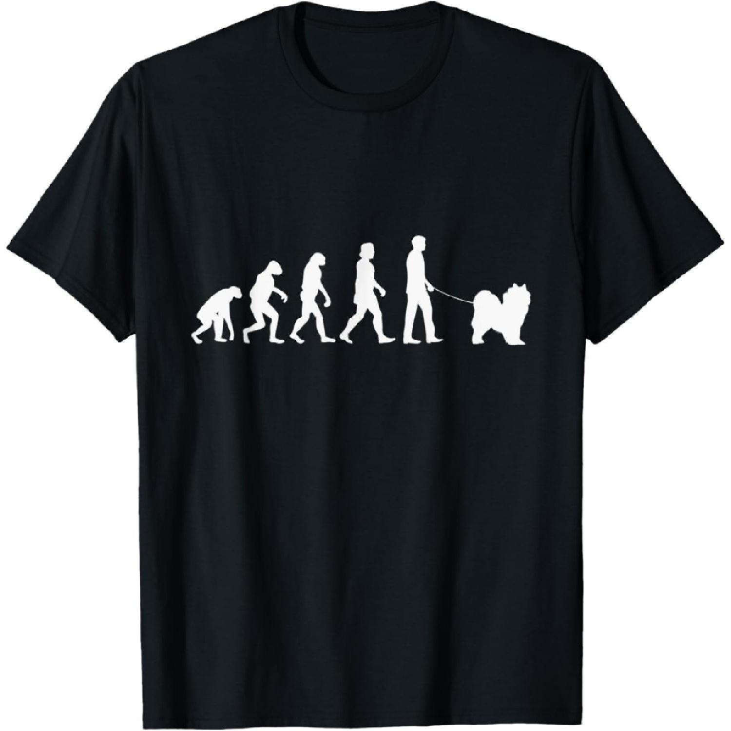 Самоед Эволюция ездовая собака Самоед Самоед Футболка для мужчин женщин детей S