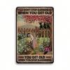 Retro Metal Wall Art for Living Room Decor 20x30cm