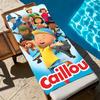 C-Caillou-S מגבת מיקרופייבר למגבת חוף, מתייבשת במהירות, ללא חול, סיבים אולטרה-עדינים, סופר רכה.