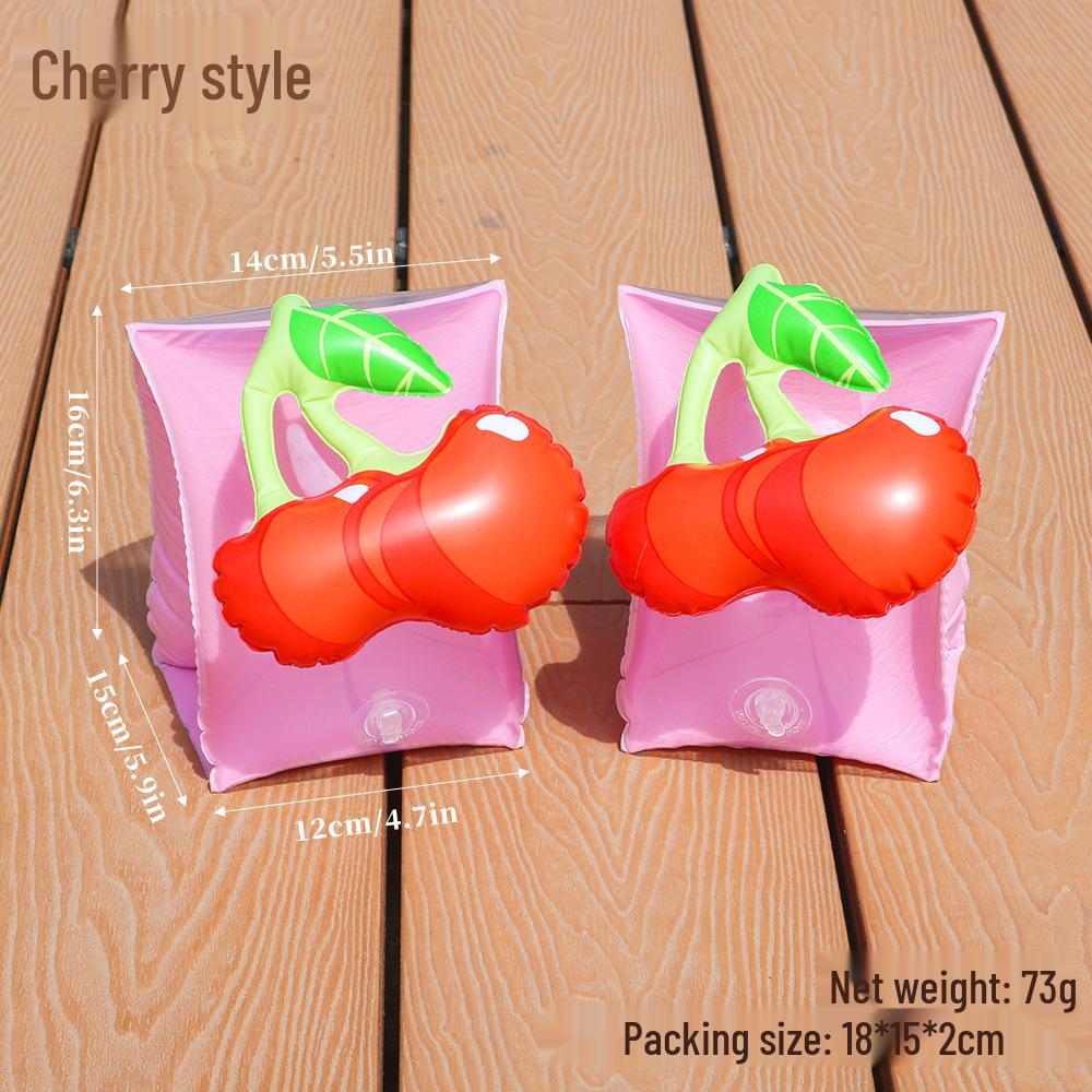 PVC Aufblasbare Schwimmflügel mit Doppel-Airbag-Auftrieb - Cartoon-Design Armbänder