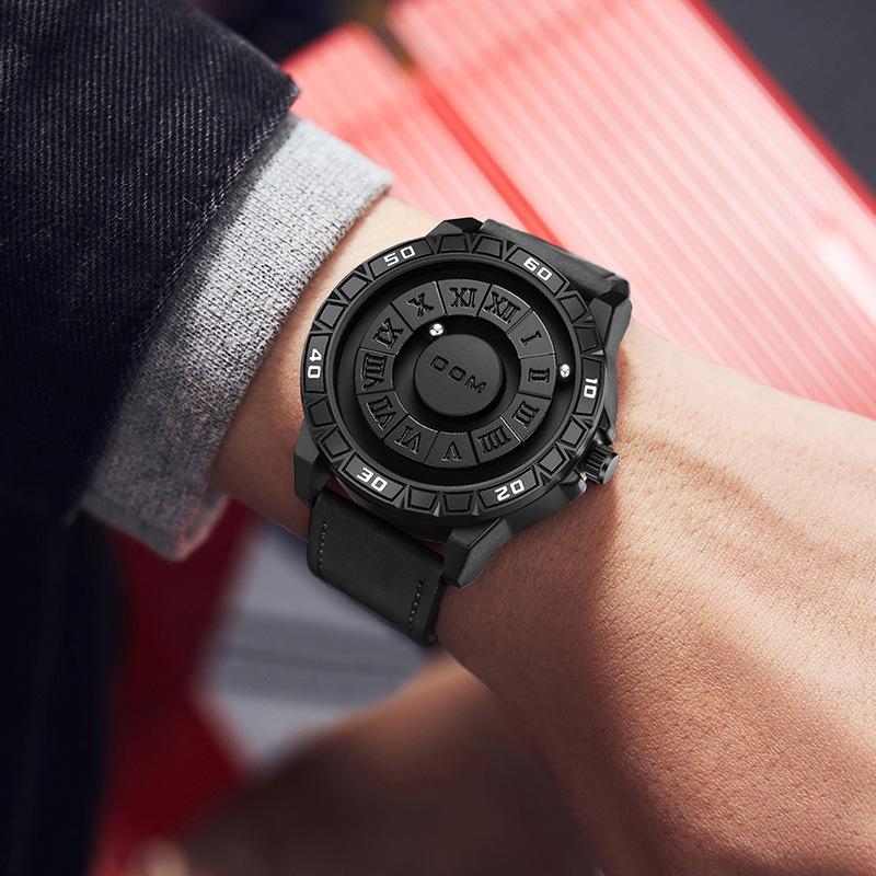 CQ268 Fashionable Men watch magnetic ball suspension cool creative concept waterproof quartz watchwatches for man