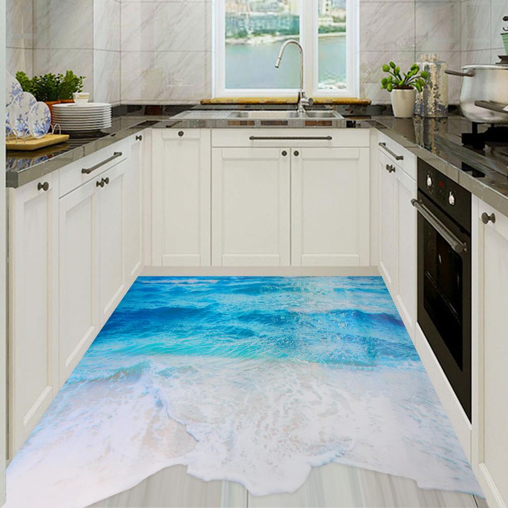 Wall Decoration Floor Stickers 86x53cm/33.86x22.83\" Easy To Apply PVC For House Bathroom Office Kitchen Decor