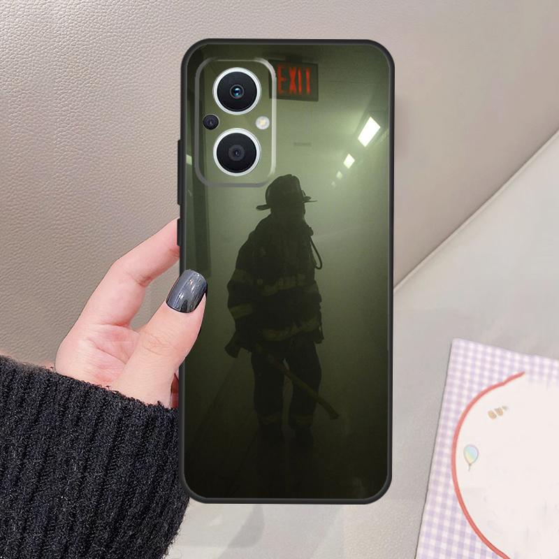 Firefighter Heroes Fireman Funda For OPPO Reno 13 11 12 14 Pro 13F 14F 12F 11F 7 8 Lite OPPO Find X5 X6 X8 X9 Pro Case