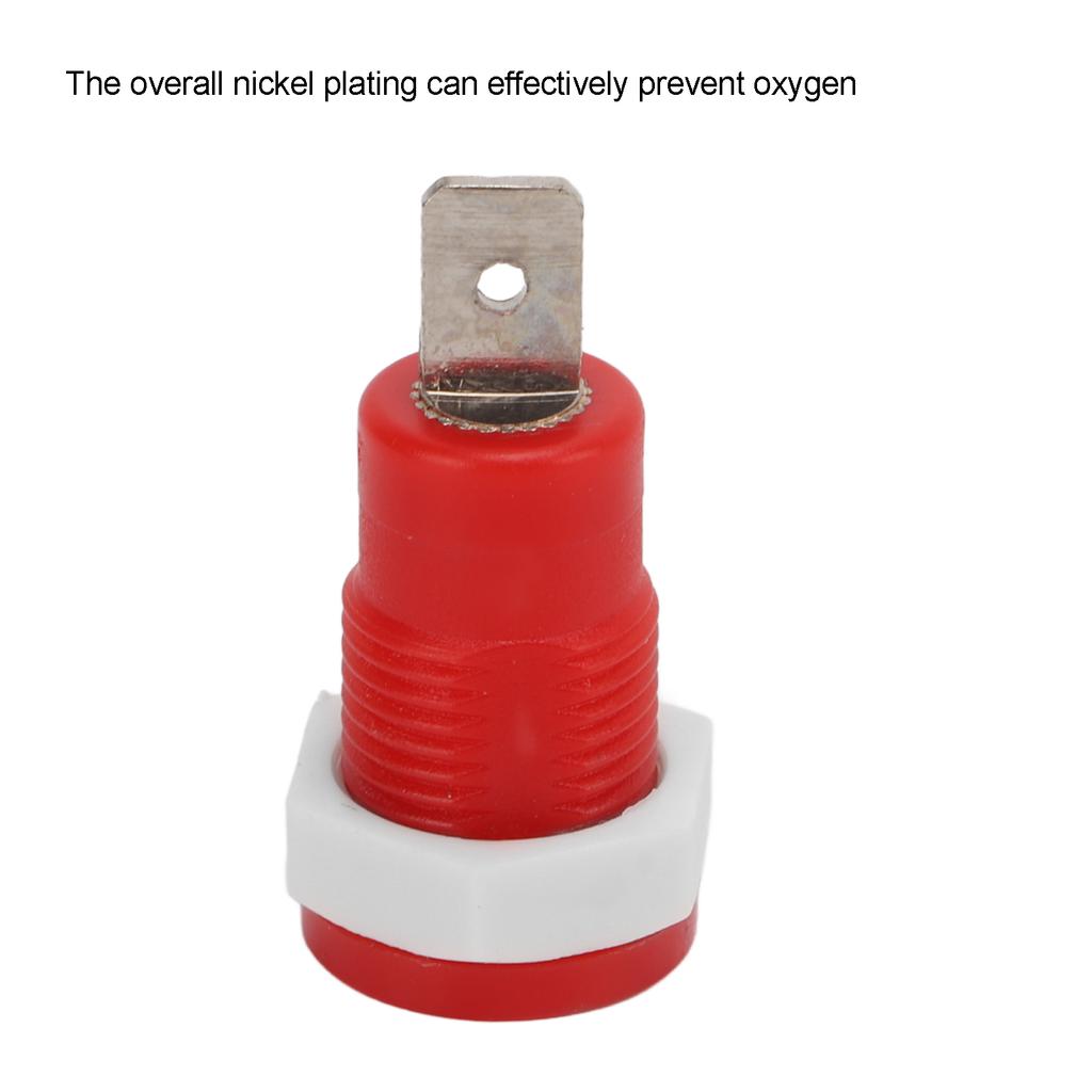 20PcsCelsiusSet Banana Socket Female Connector 4mmCelsius0.16in Brass Terminal Stable Current for Ships RVs Trucks