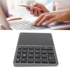 Wireless Numeric Keypad 2.4G Ergonomic 7.5 Degree Angle 10m Receiving Type C Port 22 Keys Number Keypad with Toucad