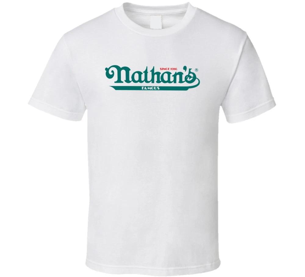Nathans Famous Inc Nasdaq Company Logo Employee Fan T Shirt S