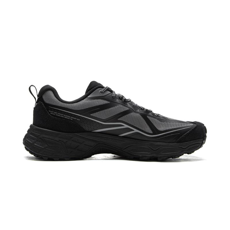New LiNing CF Tracing, Wild Xingshan 2 Breathable And Resilient Low top Outdoor Shoes Unisex Black Gray AHCV071-5