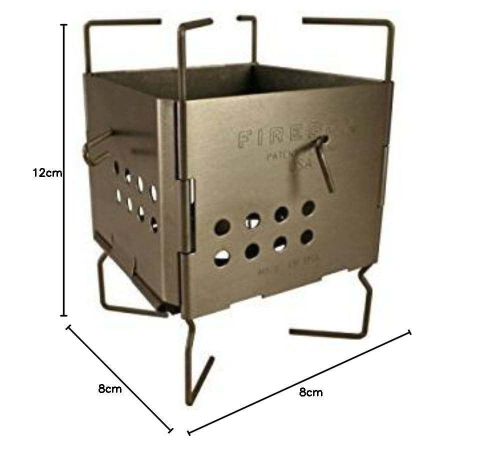 FIREBOX GEN2 Nano Stove Titanium Wood Stove 3-inch [Genuine Japanese Product]