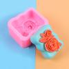 3D Rosen Duftkerzenform Bärenform Bärenkerzen Gießformen Blumenseife Gießformen Silikonform für Kerzen