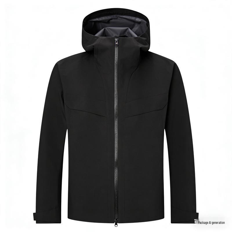 PERFEITO CRIATIVO Unisex Hardshell Windbreaker -D