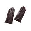 Winter Genuine Sheepskin Leather Gloves Cycling Driving Elegant Women Warm Fleece Touchscreen Bow High Quality Mittens