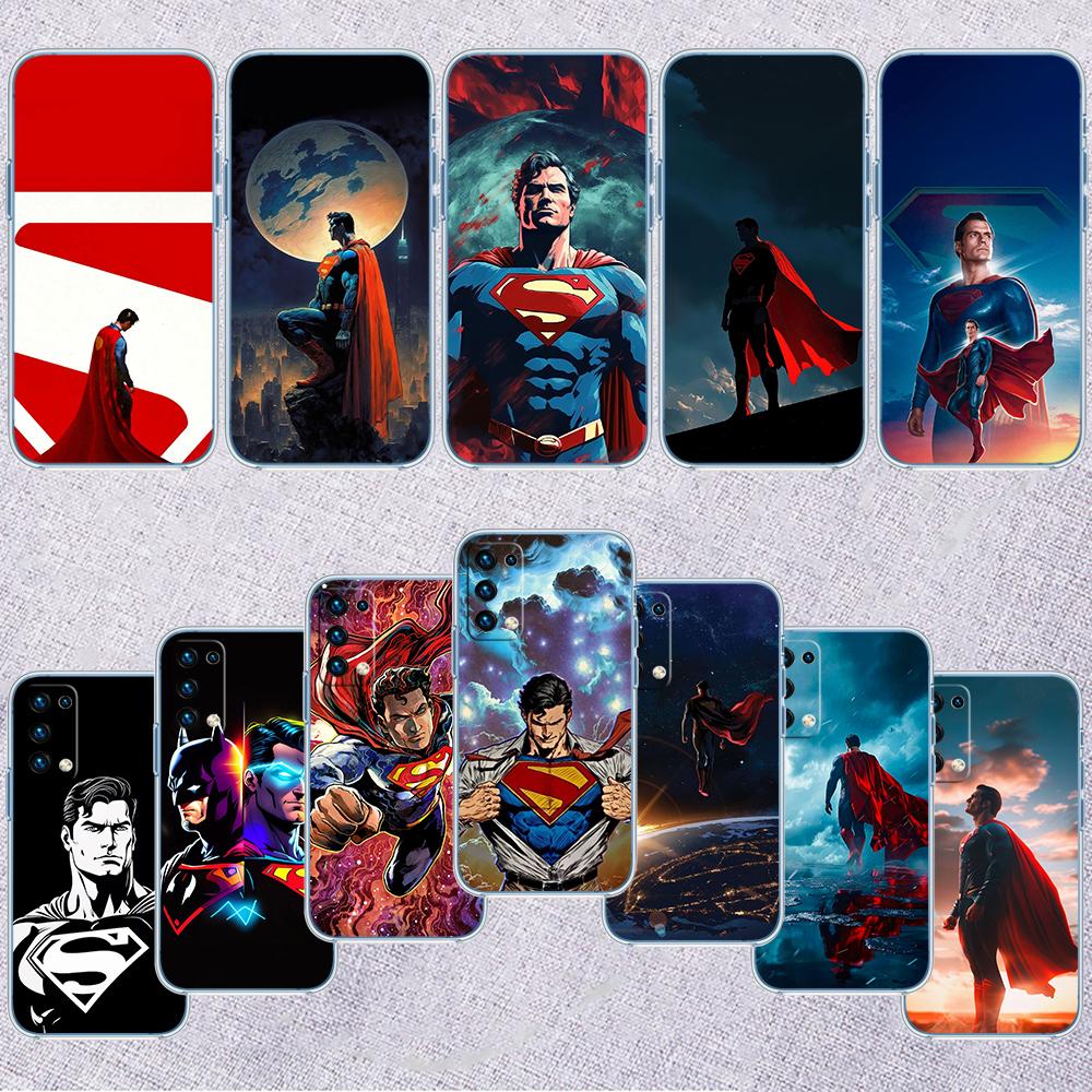 Superman Transparent Phone Case for Motorola Moto Edge 20 30 40 50 S30 Fusion Ultra Pro Neo Lite + G200 G23