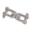 304 Stainless Steel Double Jaw Shackle Rustproof Universal Jaw Anchor Connector for Hardware Lifting Connection 12mm