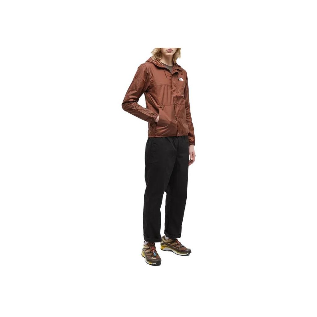 The North Face Solid Color Letter Print Hooded Long Sleeve Jacket Men Jackets Brown NF0A5IG3-6S2