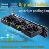 Adjustable Wind Speed Cooling Fan for Mini, Planted, or Shrimp Fish Tanks - 1 To 4 Heads