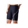 Li Ning Bequeme Lässige Buchstabenstreifen Bedruckte Markenlogo Sportshorts Herrenshorts Schwarz LSKV305-3