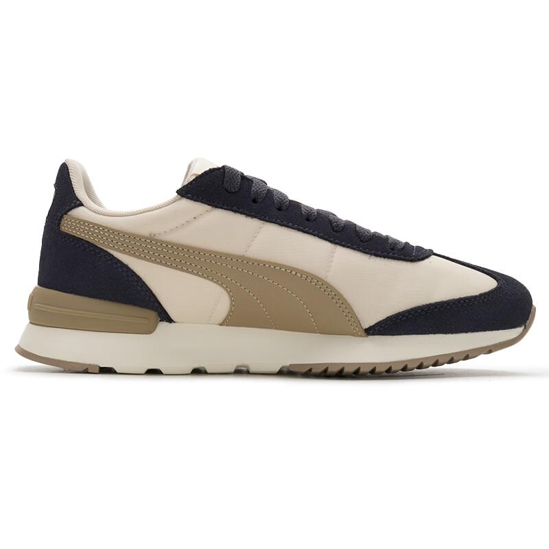 Puma R78 Nylon Retro Comfortable Versatile Durable Breathable Lightweight Low-Top Lifestyle Casual Shoes Unisex Sneaker Gray Blue 399250-07