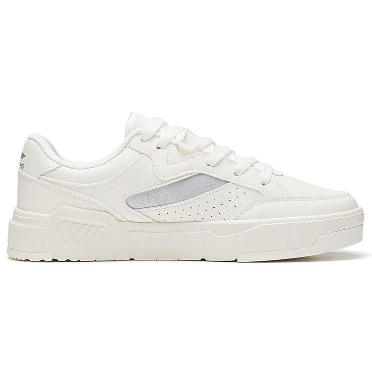 Li Ning ACE Low Top Skateboard Shoes Women's White Gray AGCS032-1