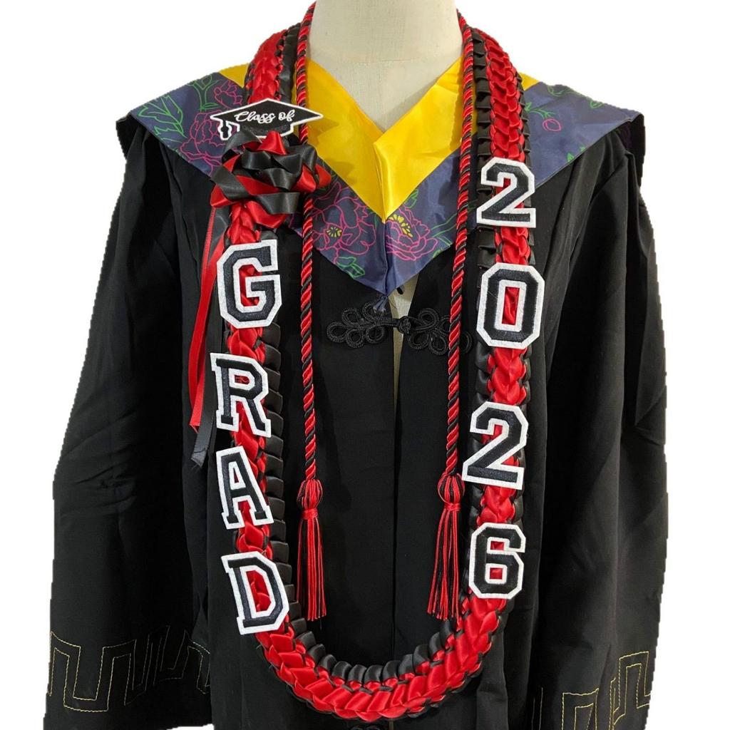2026 Graduation Ceremony Award Garland Wide Double Layer Graduation Honor Cord Combination
