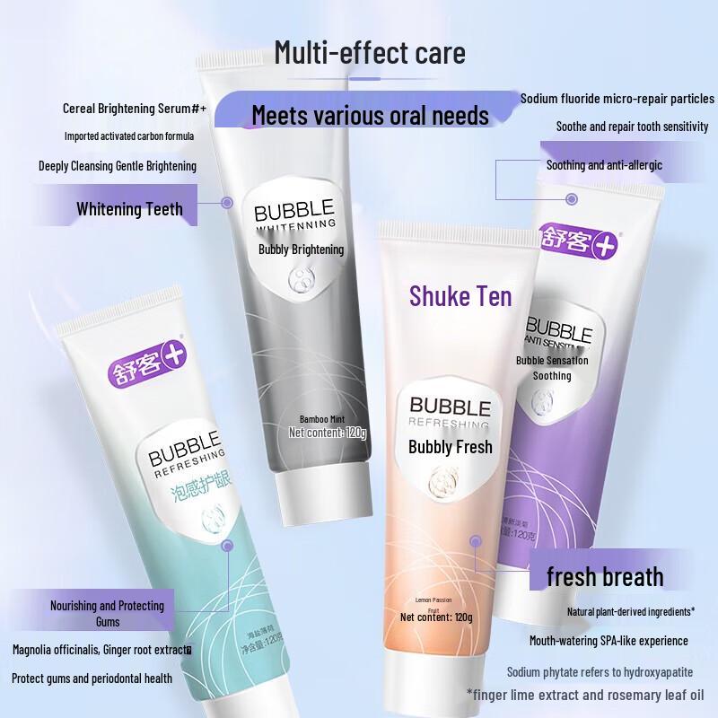 Shuke Bamboo Charcoal Mint Deep Clean Whitening Toothpaste