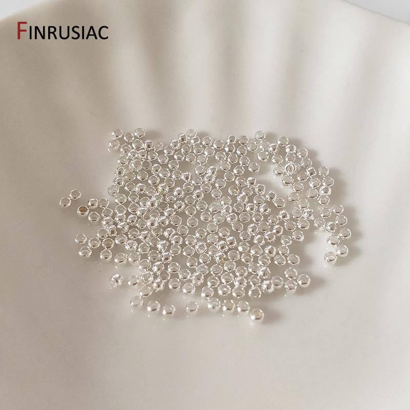 

200pcs/lot 2mm Positioning Copper Tubes 18K Gold Plated Crimp Beads Accessories Wholesale For Jewelry Making Findings Supplies 2mm-200pcs