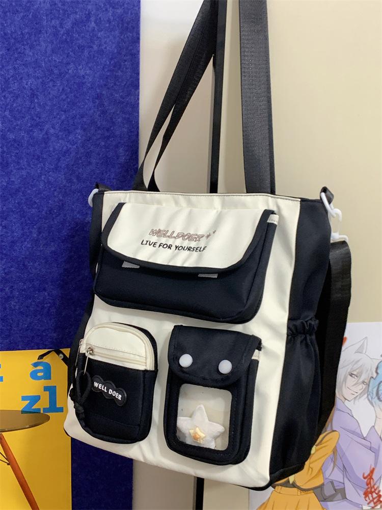 Schoolbag Large capacity schoolbag Girls primary school students High value Small fresh color matching backpack Junior high school students Versatile