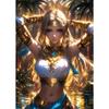 Agile Fashion Anime Girl Egyptian Style Sexy Goddess Poster Print Oil Painting Mural Living Room Home Decor Egyptian Characters