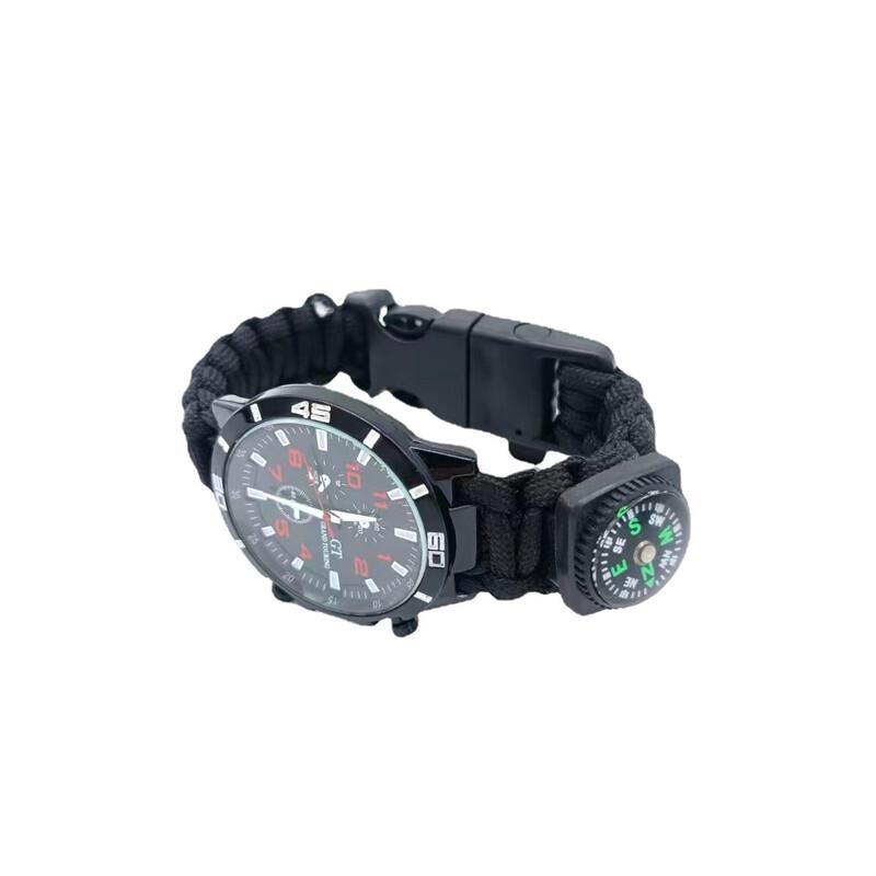 

ML Multifunctional Paracord Survival Watch Bracelet