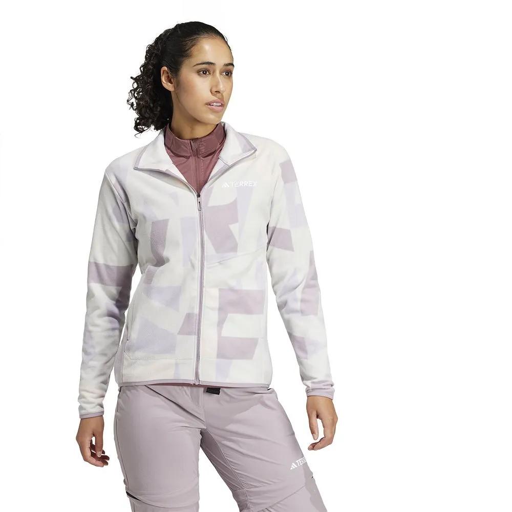 adidas Флисовая на молнии Terrex Multi Printed