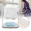 Kitchen Detachable Bar Towel Drying Rack Storage   Rack for Dishcloth Sponge Soa(Beige)