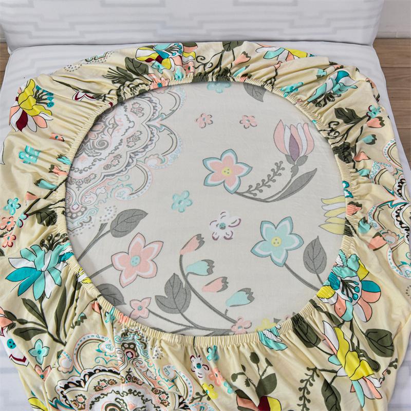 Nordic Flowers Spandex Accent Armless Chair Cover Single Sofa Slipcovers Stretch Chairs Covers Elastic Couch Protector Cover