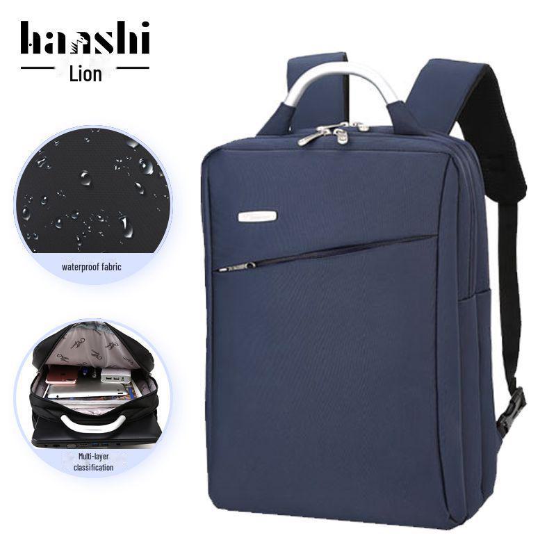 Men's Large Capacity Waterproof Business Travel Backpack