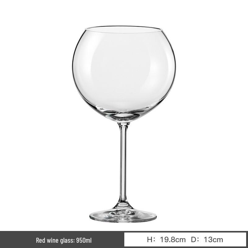 Czech RIEDEL Lead-Free Crystal Red Wine Glass Large Belly Cup