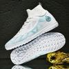 Cross-border Football Shoes High-top 2024 Autumn Long and Short Nail Sneakers Foreign Trade Large Size 46 Boys Adult Sports Shoes