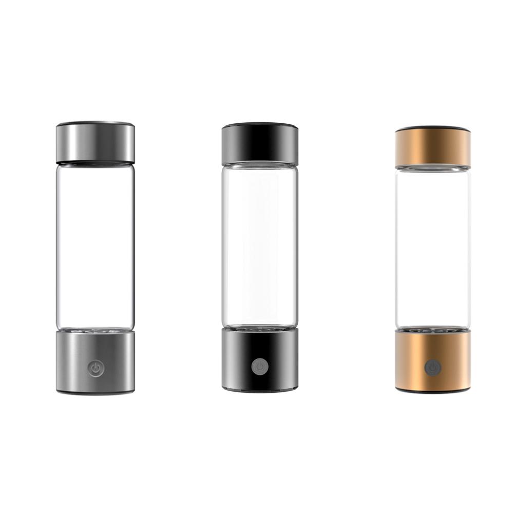 460ml Hydrogen-Rich Water Cup Electric Hydrogen Rich Water Generator Bottle Titanium Quality Filter Portable Antioxidant Lonizer