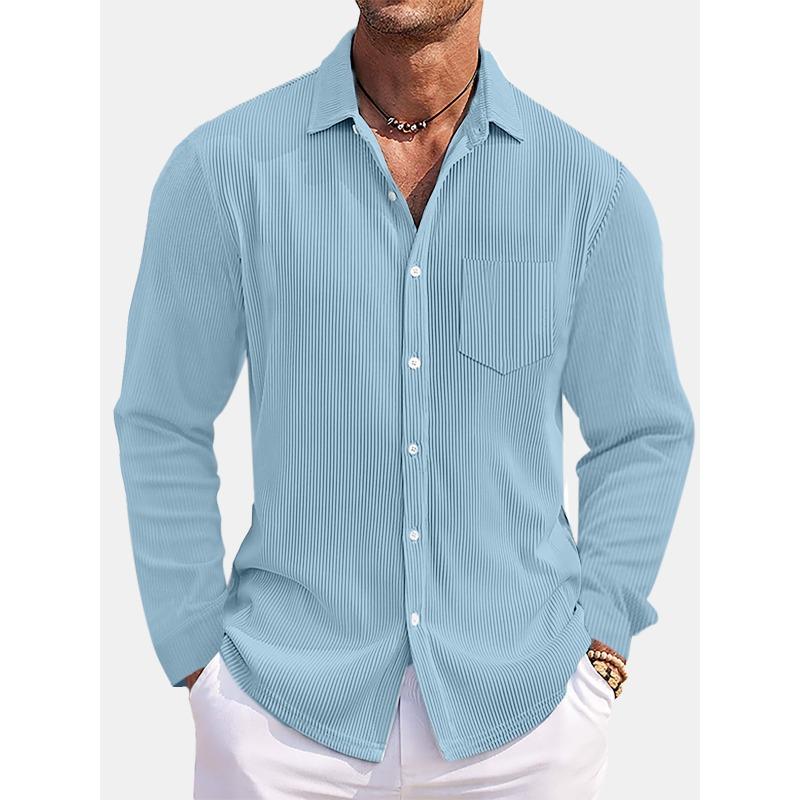 Men's Front Buttonless Shirt
