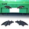 Weather Resistant Car Accessories 1 Pair Bat Wing License Plate Decoration, Gothic Black Decor for Vehicle Front Rear Plates, Truck SUV Exterior