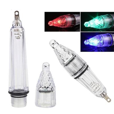 1PC Submersible LED Fishing Light, Waterproof Underwater Fish Attractor Lamp Bright Glow In Dark Multi-Color for Night  Fishing