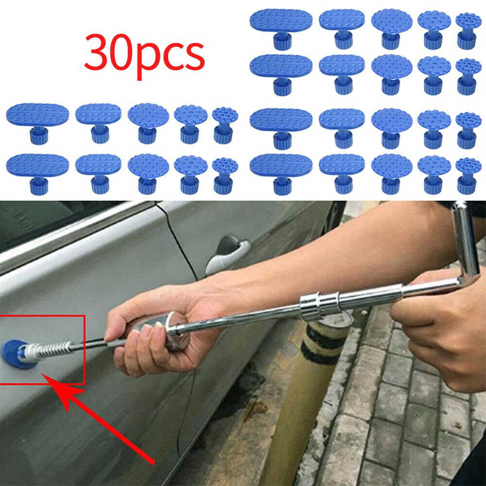 New 30pcs Suction Cups Use for Remove Hail Pits Sets Car Glue for Slices DIY Hand Tools Kit Paintless Dent Repair Puller Tools