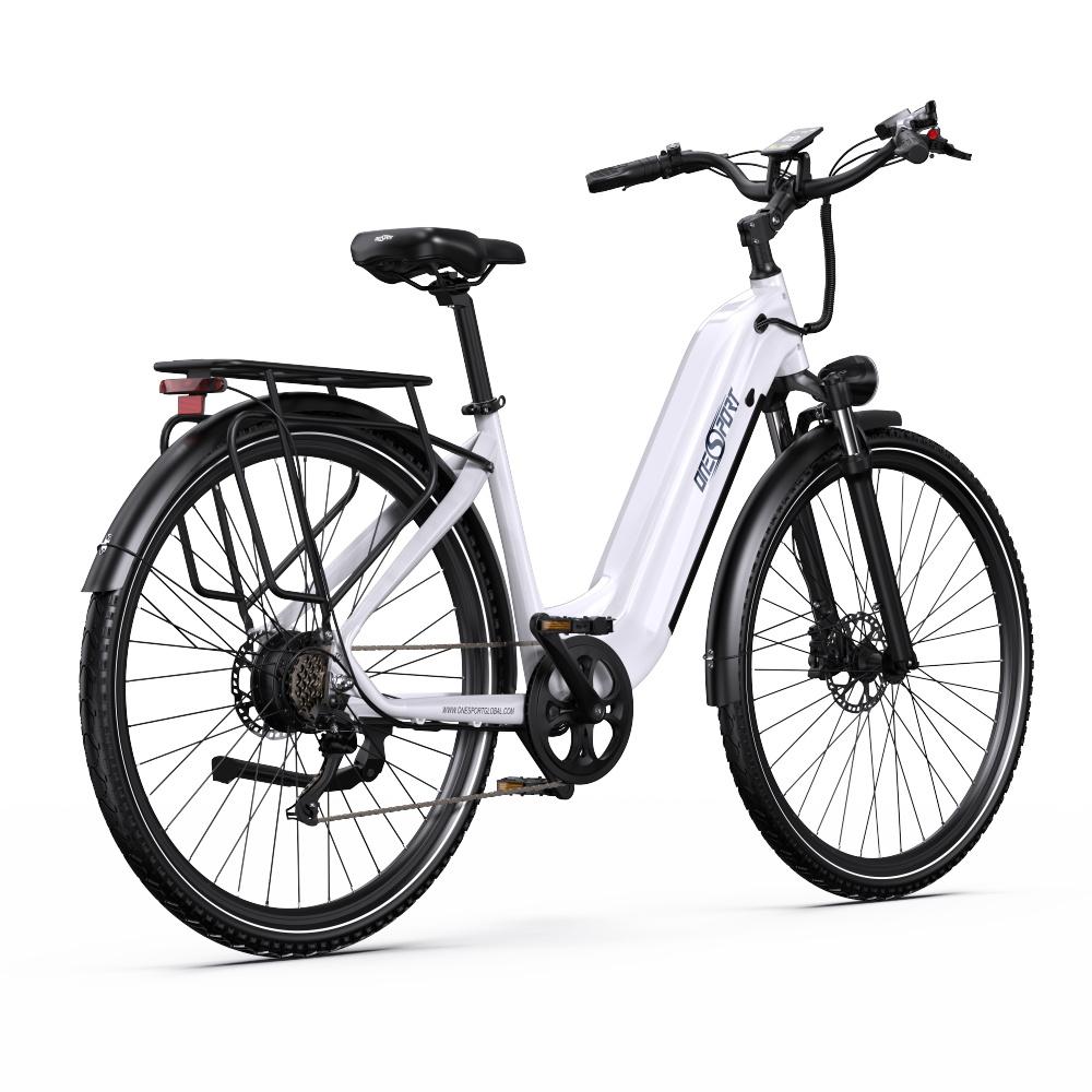 ONESPORT OT05 Pro All-Terrain Adult Electric Bicycle With Seat 250W Motor 36V22.5Ah Battery 28 Inch Wide Tires Electric Bike Off-Road E-Mountain Bike