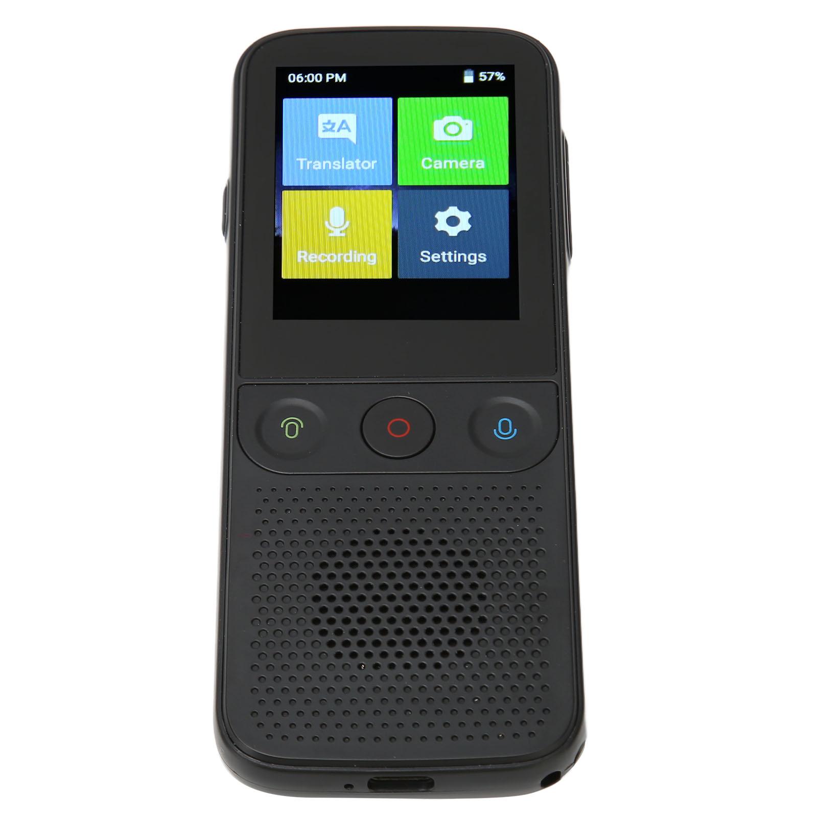 

2.4-дюймовое устройство для перевода языков, двустороннее, в реальном времени, 138 языков, сенсорный экран, портативное, умное