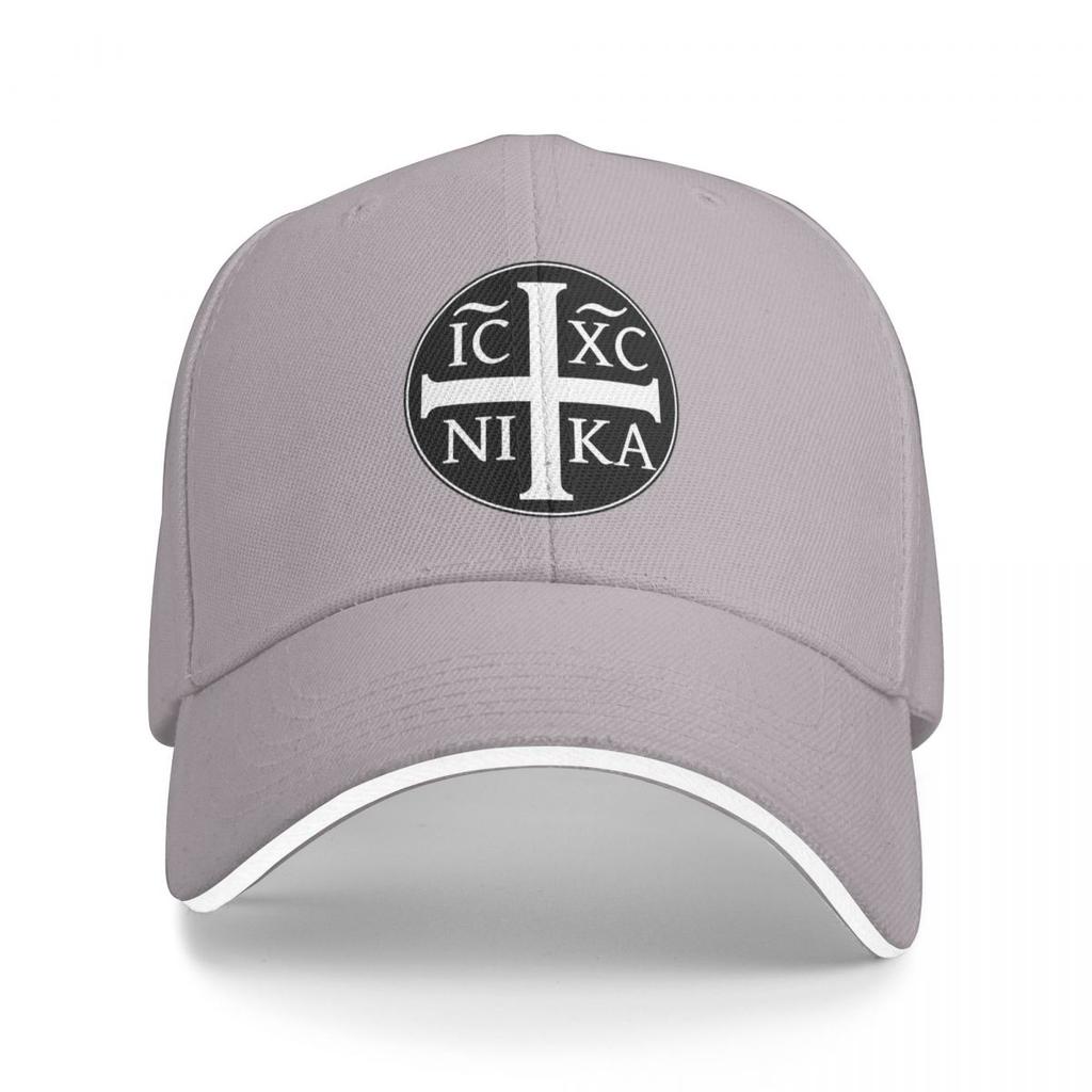 Ic Xc Nika Orthodoxes Symbol Print Baseballkappen Snapback Baseballmützen Atmungsaktiv Lässig Kappe Outdoor für Männer und Frauen