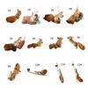 Artificial Squirrel Decoration Christmas Tree Hanging Ornament For Door Mantel Window Wedding Christmas Party Decoration