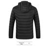 USB-Rechargeable Heated Winter Jacket - Men's 2/4/9-Piece Smart Heating Cotton Coat