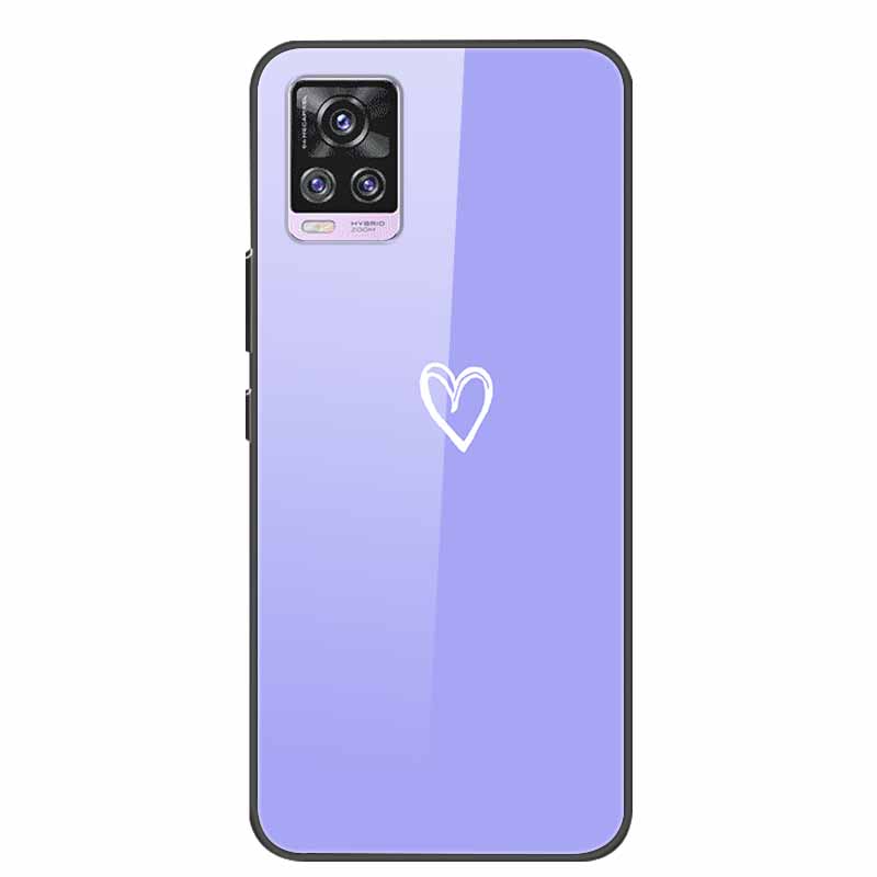 For Vivo V20 Pro Phone Case V 20 Pro Soft Bumper Tempered Glass Hard Back Covers Cases For Vivo V20 Pro Case 6.44" Coque Fundas